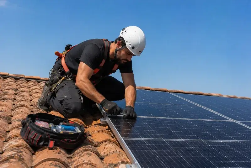 Maintenance et monitoring de panneaux solaires à Saint-Hippolyte-du-Fort