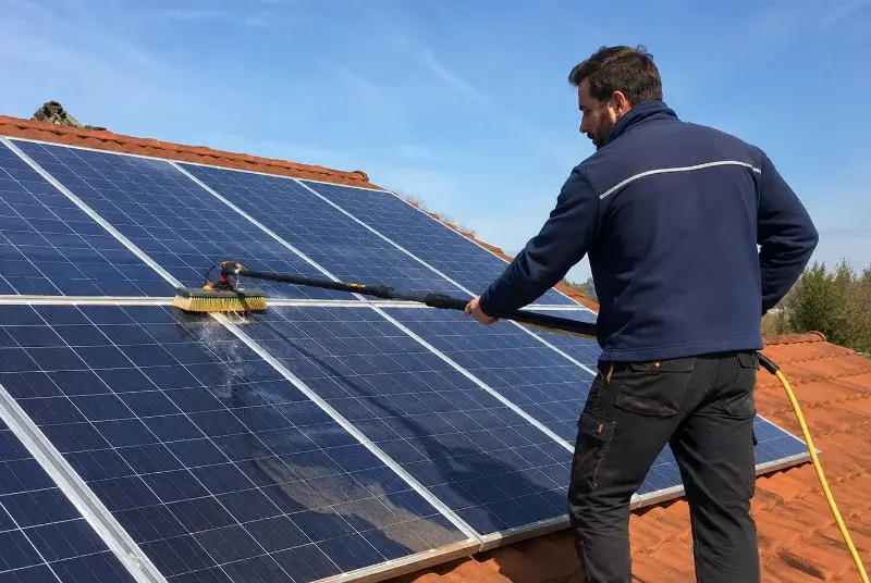 Nettoyage et entretien de panneaux solaires à Saint-Hippolyte-du-Fort